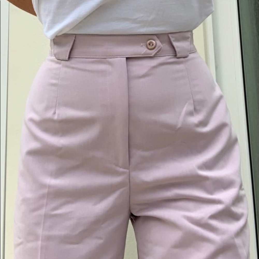 Lavender purple trouser pants